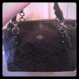 Beautiful black Coach purse